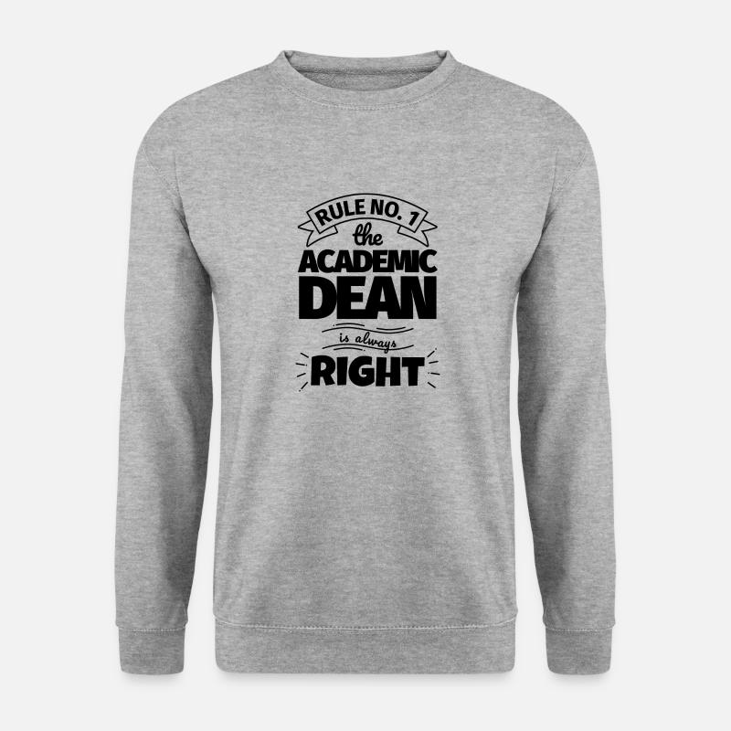 ACADEMIC DEAN funny gift - Unisex Sweatshirt - salt & pepper