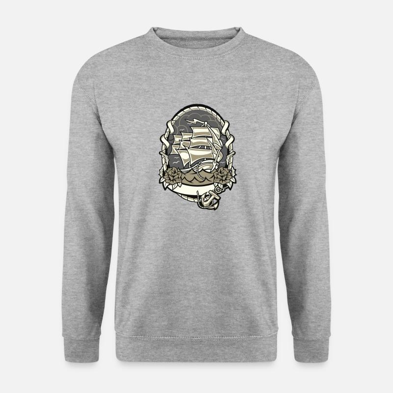 Wassersport - Unisex Pullover - Weißgrau meliert