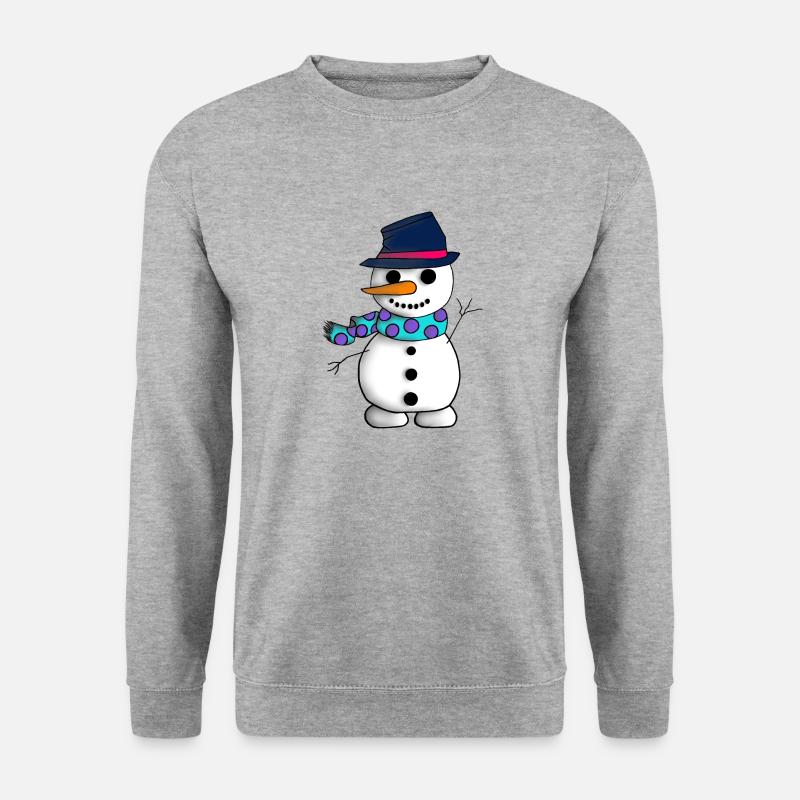 Frosty Style - Unisex Pullover - Weißgrau meliert