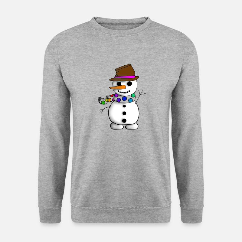 Frosty Style - Unisex Pullover - Weißgrau meliert