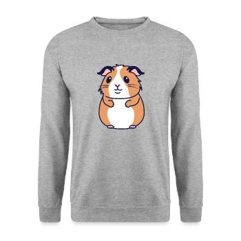 Cobaye - Sweat-shirt Unisexe - gris chiné - Devant - Alina (178cm) & Michal (187cm)