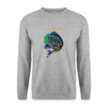 Mahi-mahi travel - Unisex Sweatshirt - salt & pepper - Front - Alina (178cm) & Michal (187cm)