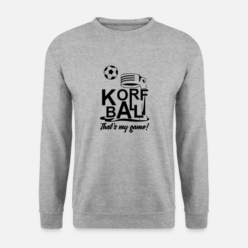 Korfball - Unisex Pullover - Weißgrau meliert