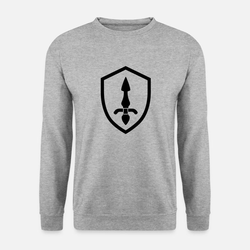 shield - Unisex Sweatshirt - salt & pepper