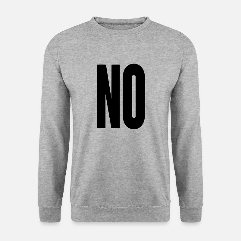 Jetzt - Unisex Pullover - Weißgrau meliert