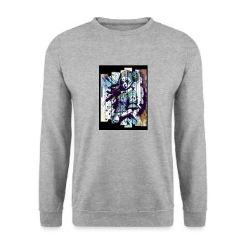Watch Out Boys! - Unisex Sweatshirt - salt & pepper - Front - Alina (178cm) & Michal (187cm)