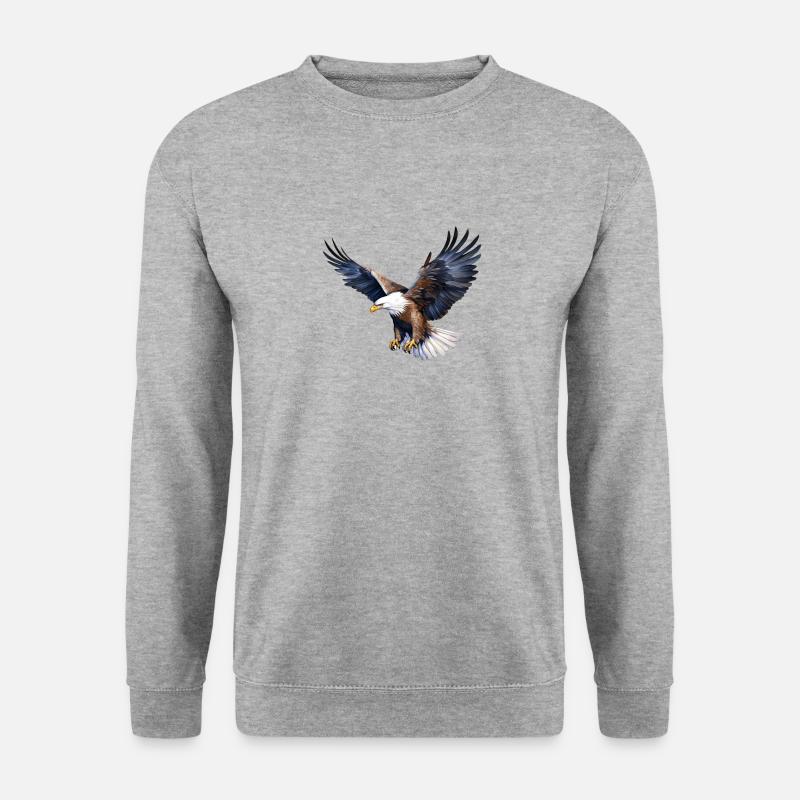 Bald eagle - Unisex Sweatshirt - salt & pepper