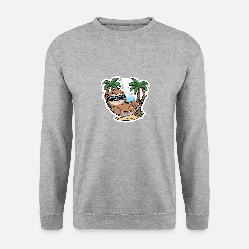 ChiLLL! - Unisex Pullover - Weißgrau meliert
