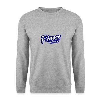 Équipe de fitness - Sweat-shirt Unisexe - gris chiné - Devant - Alina (178cm) & Michal (187cm)