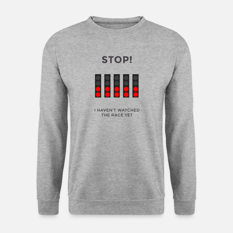 AMPEL - Unisex Pullover - Weißgrau meliert