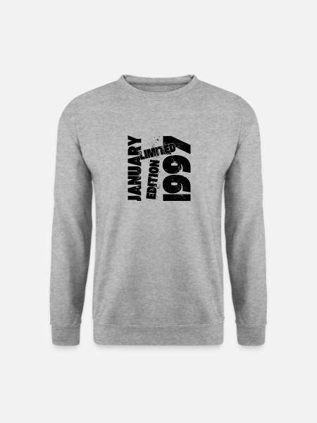 JANUARY 1997 LIMITED EDITION - Unisex Sweatshirt - salt & pepper