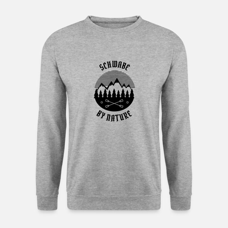 Schwabe by nature - Unisex Pullover - Weißgrau meliert