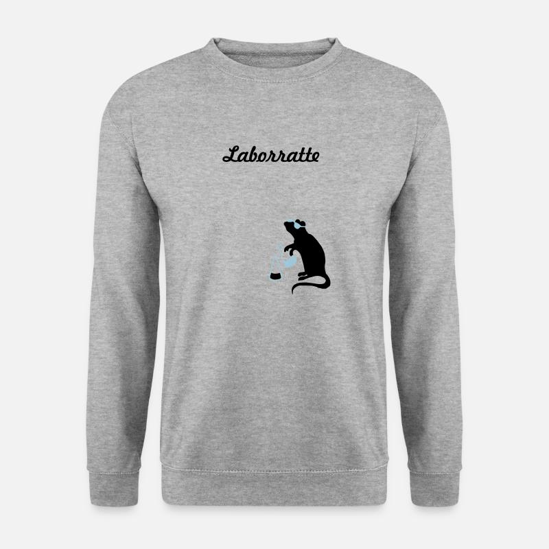 laboratory rat - Unisex Sweatshirt - salt & pepper