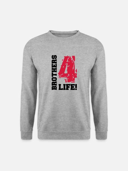 brothers_4_life_bv2 - Unisex Sweatshirt - salt & pepper