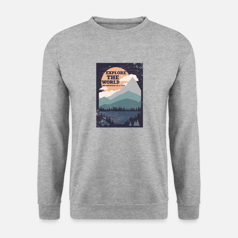 One step at a time - Unisex Sweatshirt - salt & pepper