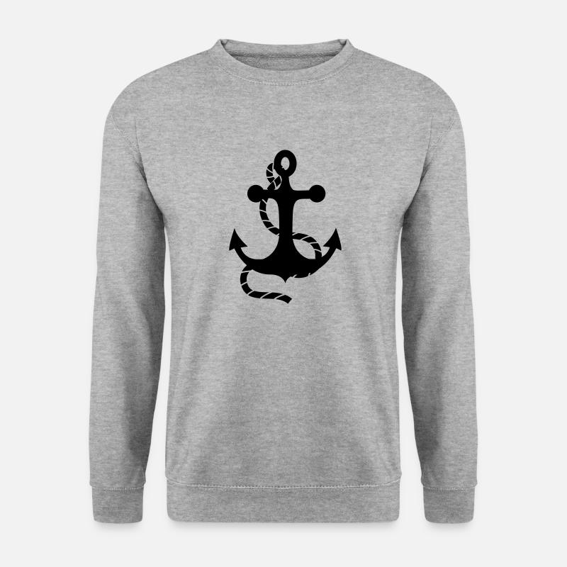 anchor - Unisex Sweatshirt - salt & pepper