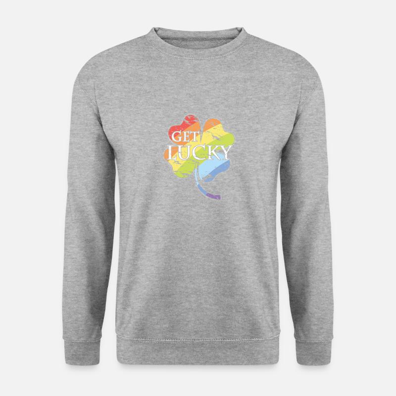 GET LUCKY - Unisex Sweatshirt - salt & pepper