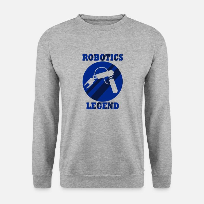 Robotic Engineer Robot Mechanics - Unisex Sweatshirt - salt & pepper