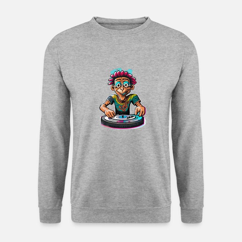 IMG 1622 - Unisex Pullover - Weißgrau meliert