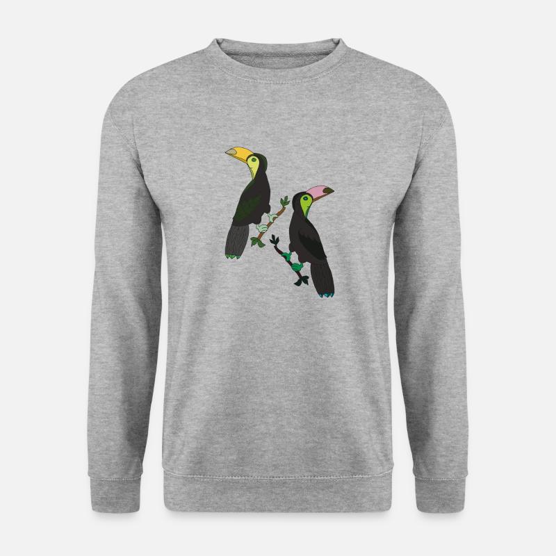 Toucan Two - Unisex Sweatshirt - salt & pepper
