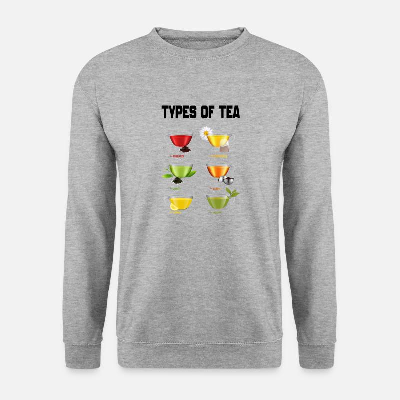 TEE-SORTEN - Unisex Pullover - Weißgrau meliert