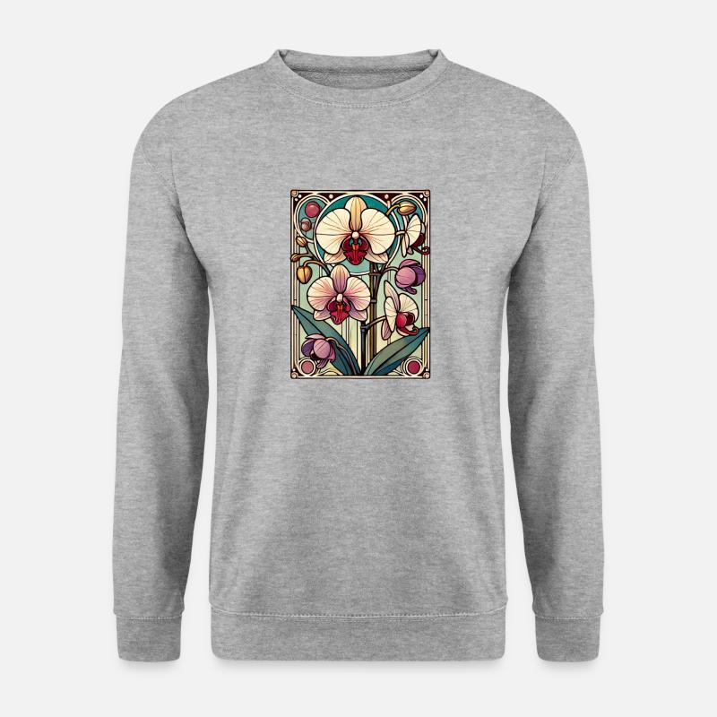 Stained Class Orchid - Unisex Sweatshirt - salt & pepper