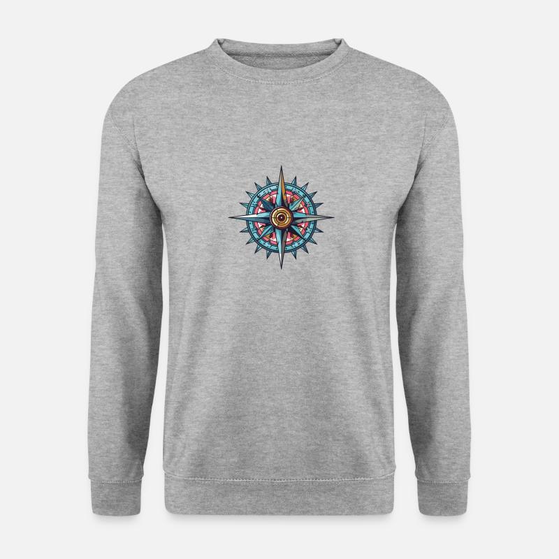Compass Travel - Unisex Sweatshirt - salt & pepper