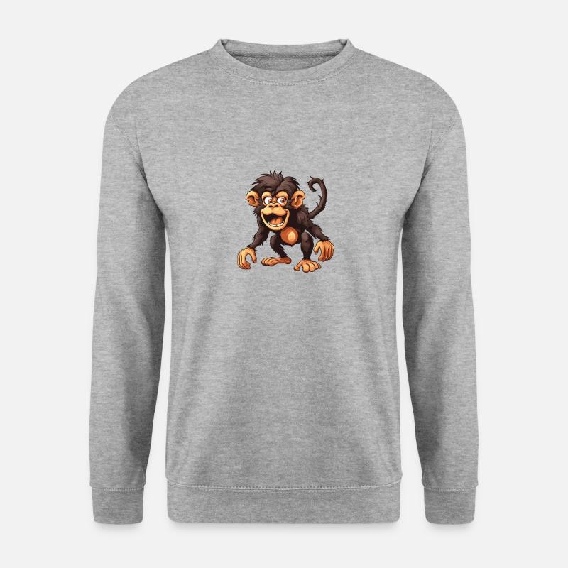 Monkey Animal - Unisex Sweatshirt - salt & pepper
