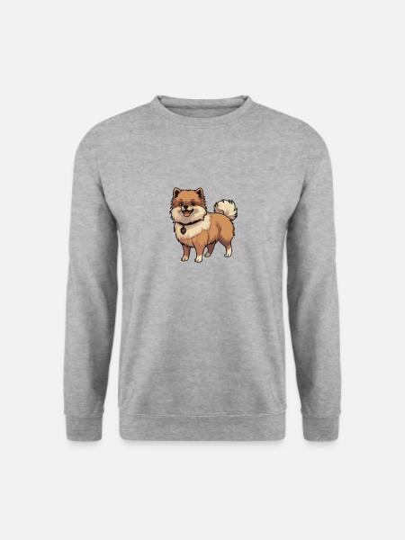 Pomeranian Dog Animal - Unisex Sweatshirt - salt & pepper