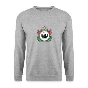Bali 2024 Team - Unisex Sweatshirt - salt & pepper - Front - Alina (178cm) & Michal (187cm)