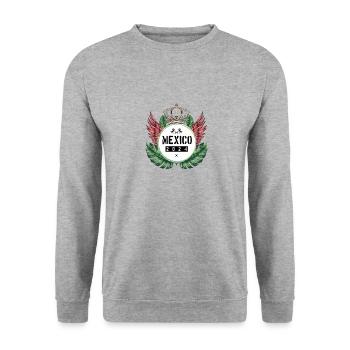L’équipe du Mexique 2024 - Sweat-shirt Unisexe - gris chiné - Devant - Alina (178cm) & Michal (187cm)