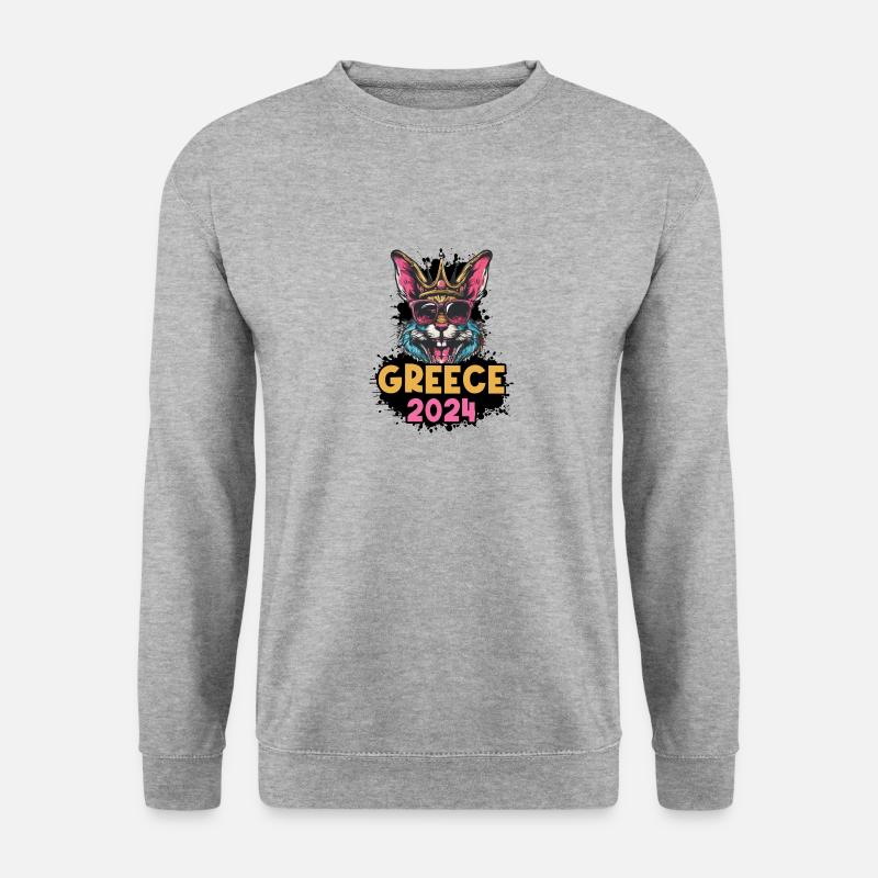 Greece 2024 Bunny - Unisex Sweatshirt - salt & pepper