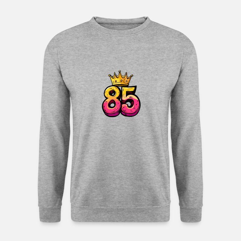 Couronne à 85 chiffres - Sweat-shirt Unisexe - gris chiné