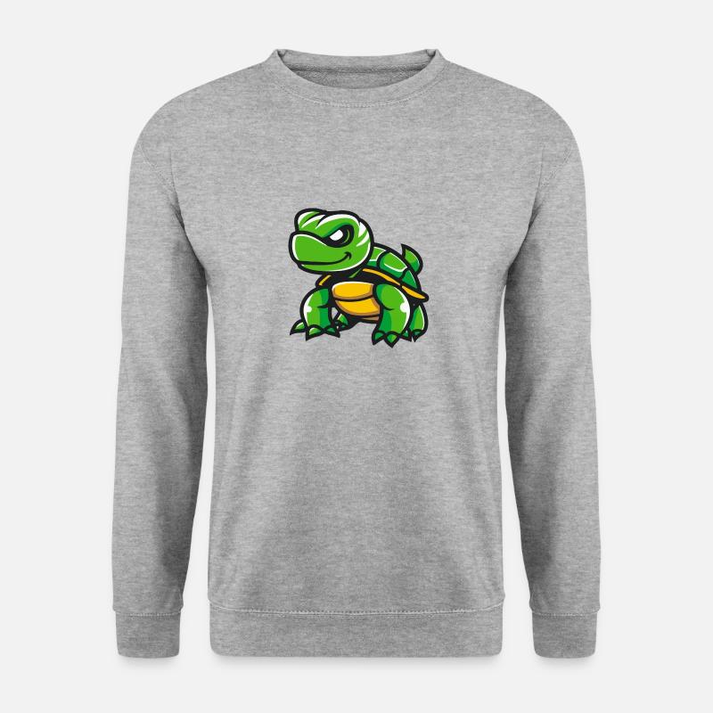Turtle Comic - Unisex Sweatshirt - salt & pepper