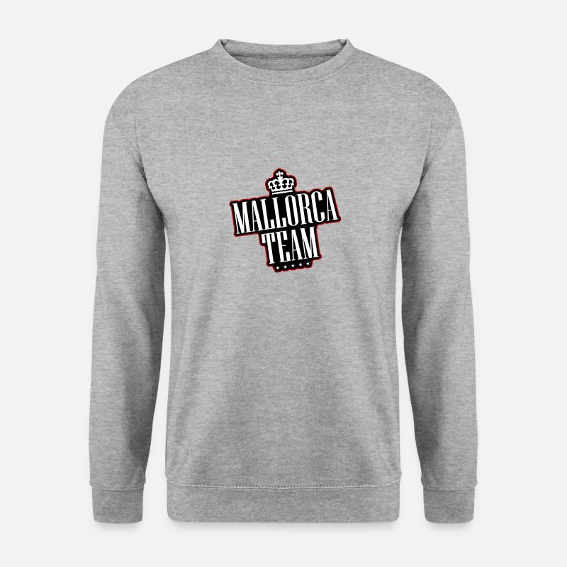 Mallorca Team - Unisex Pullover - Weißgrau meliert