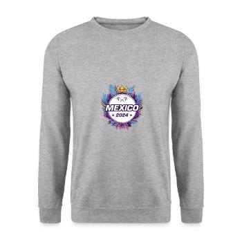 Mexico 2024 - Unisex Sweatshirt - salt & pepper - Front - Alina (178cm) & Michal (187cm)