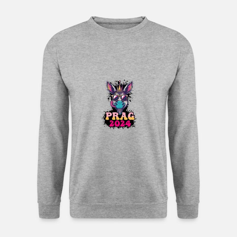 Prague 2024 Party Donkey - Unisex Sweatshirt - salt & pepper