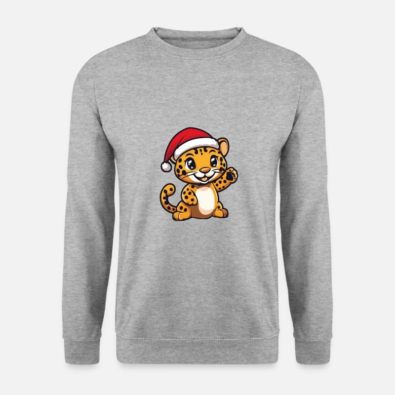 Leopard Christmas Cute - Unisex Sweatshirt - salt & pepper