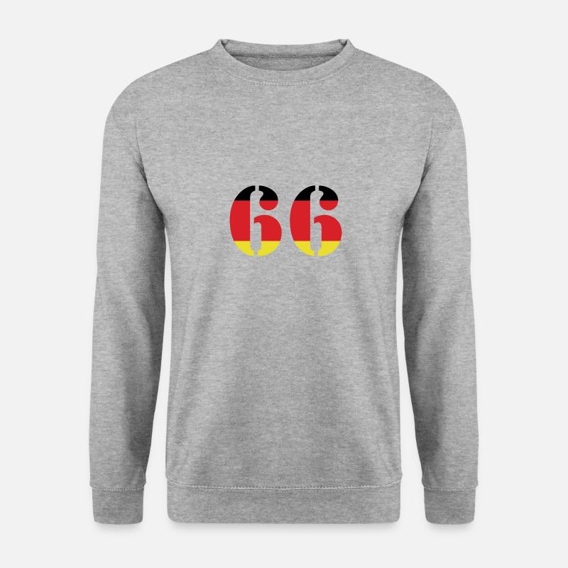 66 Number Jersey Germany - Unisex Sweatshirt - salt & pepper