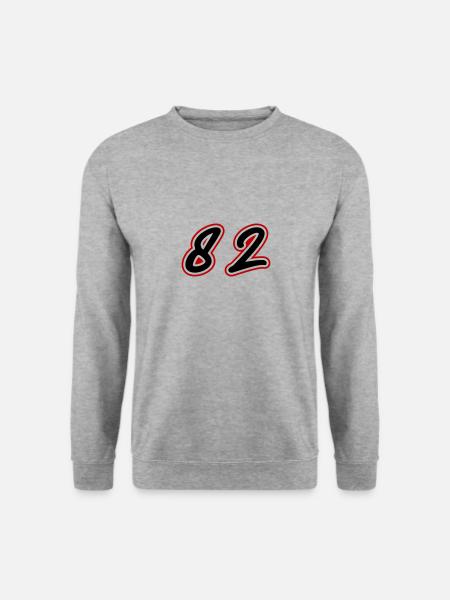 82 Number Symbol - Unisex Sweatshirt - salt & pepper