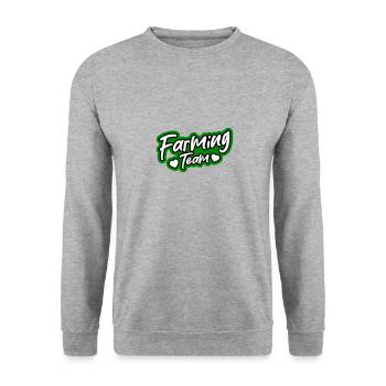 Équipe agricole - Sweat-shirt Unisexe - gris chiné - Devant - Alina (178cm) & Michal (187cm)