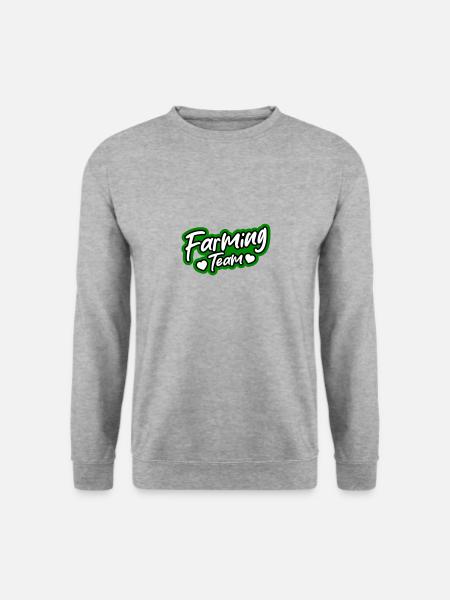 Farming Team - Unisex Pullover - Weißgrau meliert