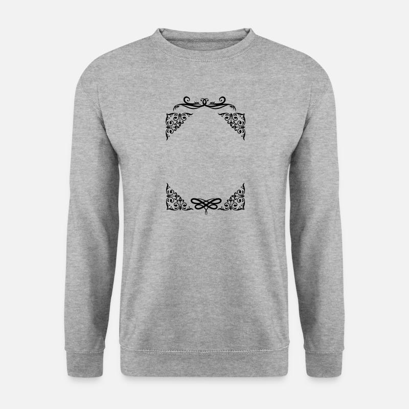 Frame frame decoration - Unisex Sweatshirt - salt & pepper