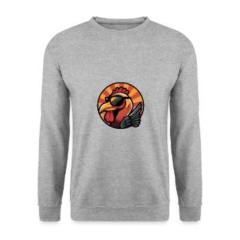 Turquie Bande dessinée Été frais - Sweat-shirt Unisexe - gris chiné - Devant - Alina (178cm) & Michal (187cm)