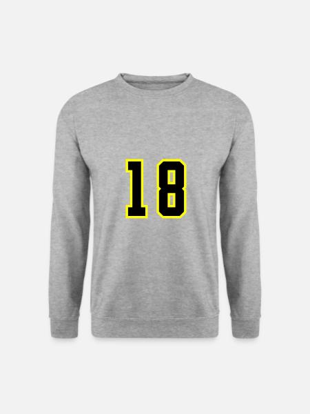 18 Number Leotard - Unisex Sweatshirt - salt & pepper