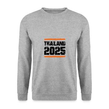 Thailand 2025 Team - Unisex Sweatshirt - salt & pepper - Front - Alina (178cm) & Michal (187cm)