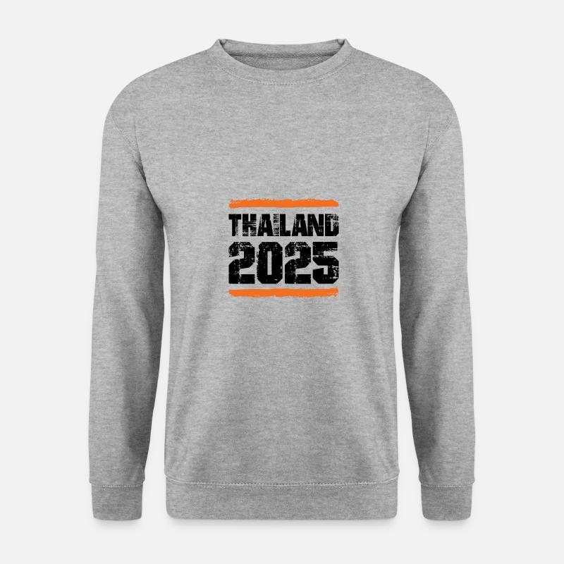 Thailand 2025 Team - Unisex Pullover - Weißgrau meliert