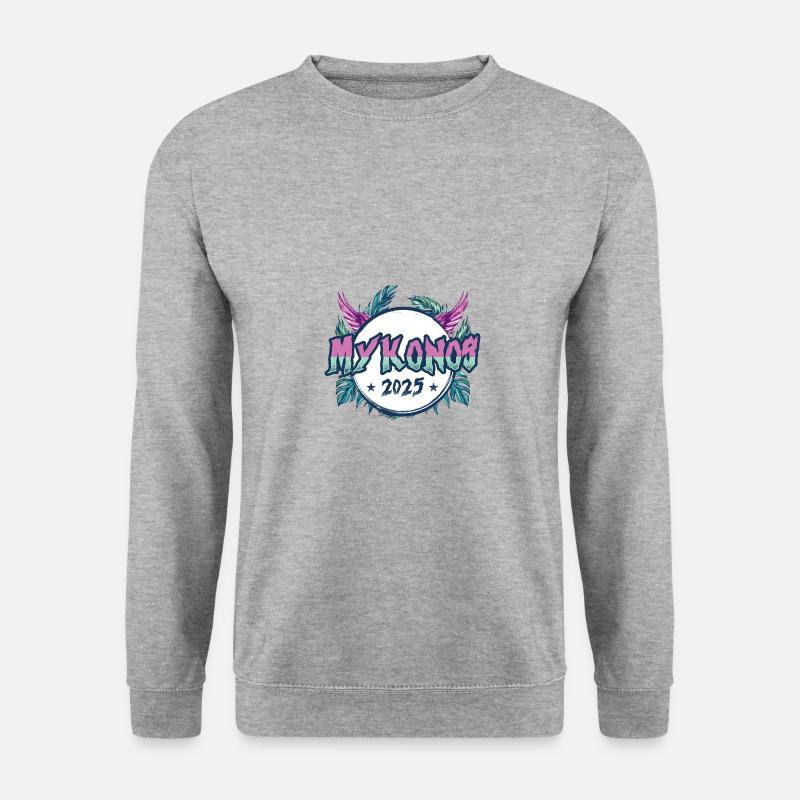 Mykonos 2025 Vacation - Unisex Sweatshirt - salt & pepper