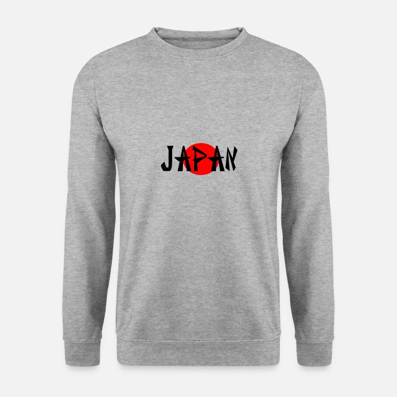 Japan - Unisex Pullover - Weißgrau meliert