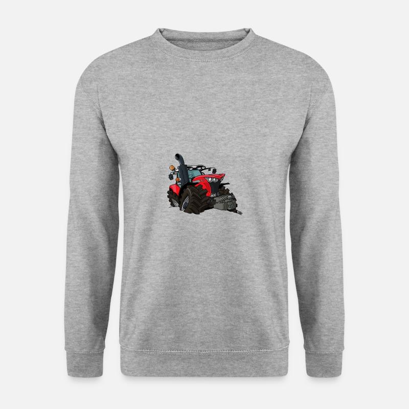 0918 MF - Unisex Pullover - Weißgrau meliert
